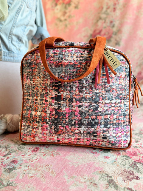 Knitzy Bonnie, Atenti USA Handmade Weekender Travel Bag