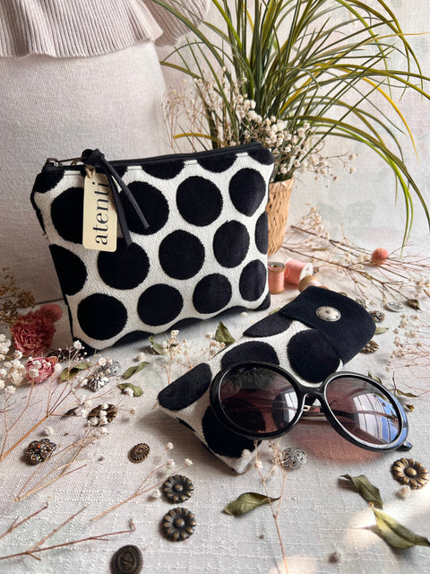 Spot on Night Accessories Pouch and Matching Eyeglass Case Gift Set