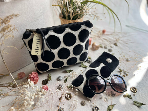 Spot on Night Accessories Pouch and Matching Eyeglass Case Gift Set