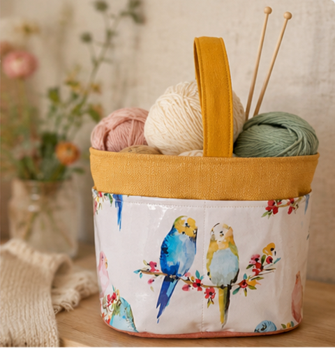 Budgie Love Birds "The Perfect Caddy" by Atenti USA Handmade