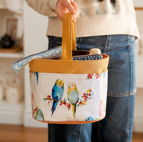 Budgie Love Birds "The Perfect Caddy" by Atenti USA Handmade