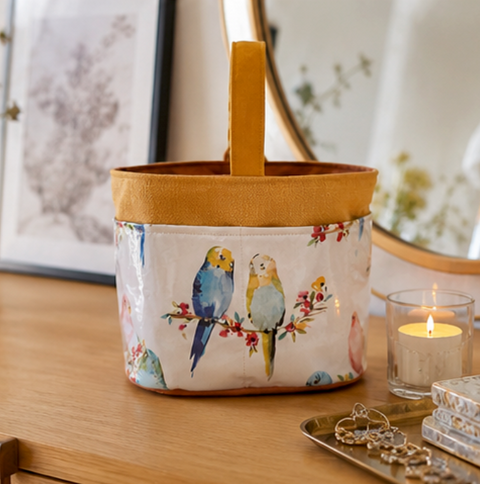 Budgie Love Birds "The Perfect Caddy" by Atenti USA Handmade