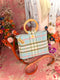 Blueberry Tall Fifi, Handbag with Shoulder Strap