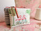 Flamingo Holiday Accessories Pouch – Handmade USA Tropical Canvas Cosmetic Bag