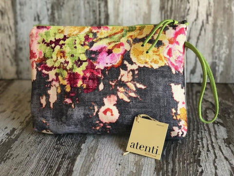 Blossom Grey Grand Large Zipper Pouch