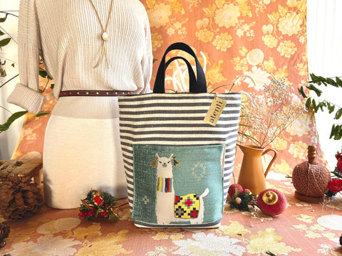 Mamallama Hope Basket– Atenti USA Handmade Knitting & Crochet Tote