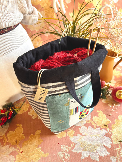 Mamallama Hope Basket– Atenti USA Handmade Knitting & Crochet Tote