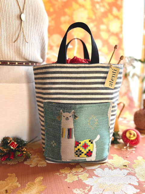 Mamallama Hope Basket– Atenti USA Handmade Knitting & Crochet Tote
