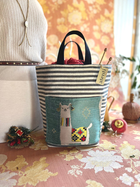 Mamallama Hope Basket– Atenti USA Handmade Knitting & Crochet Tote