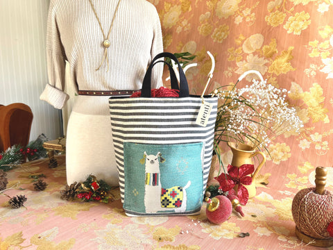 Mamallama Hope Basket– Atenti USA Handmade Knitting & Crochet Tote