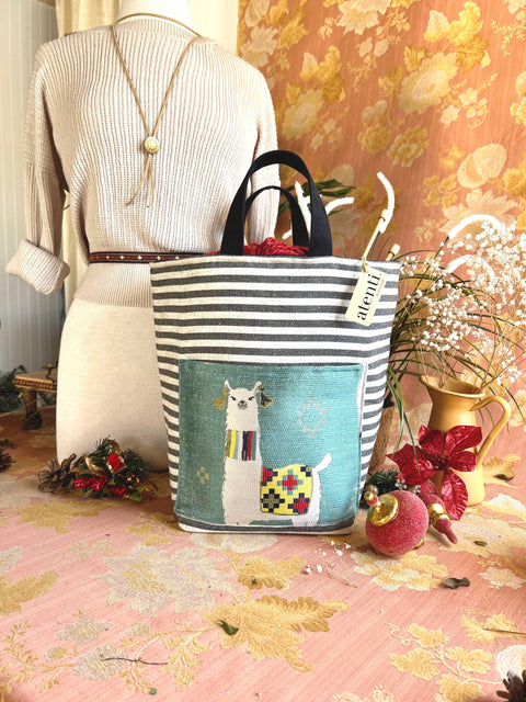 Mamallama Hope Basket– Atenti USA Handmade Knitting & Crochet Tote