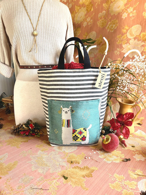 Mamallama Hope Basket– Atenti USA Handmade Knitting & Crochet Tote