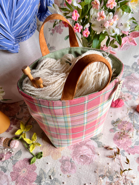 Bubblegum Hope Basket, Project Bag - Atenti 