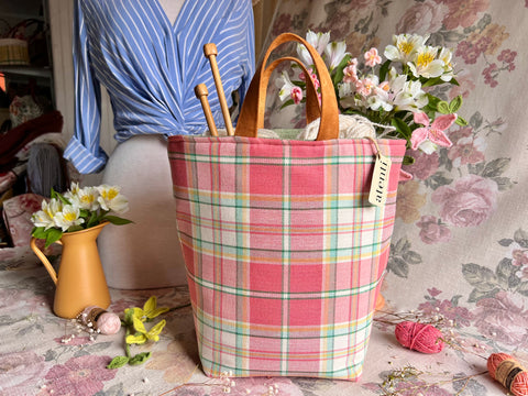 Bubblegum Hope Basket, Project Bag - Atenti 