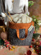 Curly Cute Charcoal Hope Basket, Project Bag