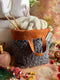Curly Cute Charcoal Hope Basket, Project Bag