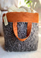 Curly Cute Charcoal Hope Basket, Project Bag