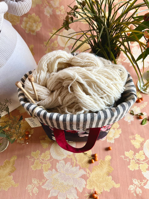 Spring Night Hope Basket, Project Bag Spring Night
