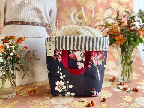 Spring Night Hope Basket, Project Bag Spring Night