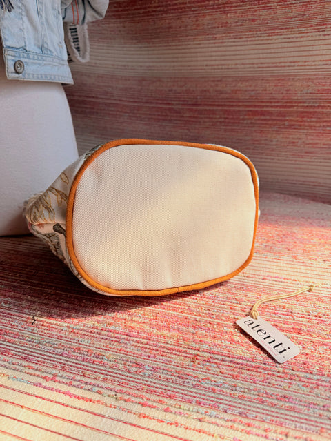 Primrose Tall Caddy – Handmade USA Floral Yarn & Notions Organizer - Atenti 