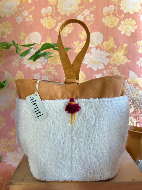 Sherpa Tall Caddy– Handmade USA Yarn & Notions Organizer, Atenti Project Bag