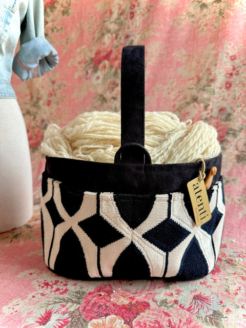 Forever Caddy– Handmade USA Yarn & Notions Organizer, Atenti Project Bag