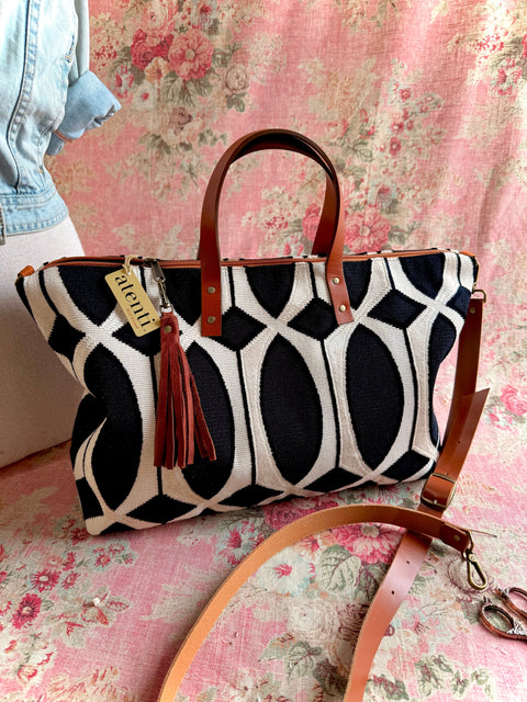 Forever Buddy Bag– Atenti USA Handmade, Carryall Leather Handle & Crossbody Strap Bag - Atenti 
