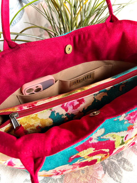 Blossom Blue Lolita, Handbag & Matching Pouch