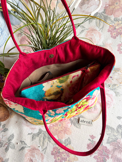 Blossom Blue Lolita, Handbag & Matching Pouch