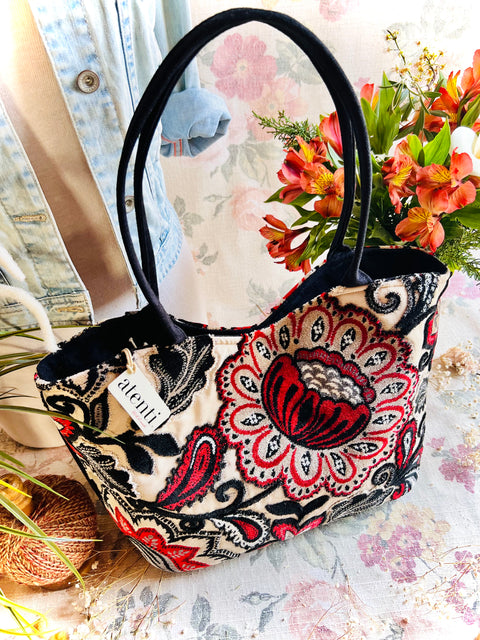 Paisley Bean Lolita, Handbag & Matching Pouch
