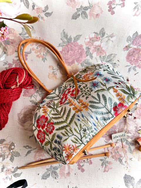 Wildflower Molly, Snap Frame Bag - Atenti 