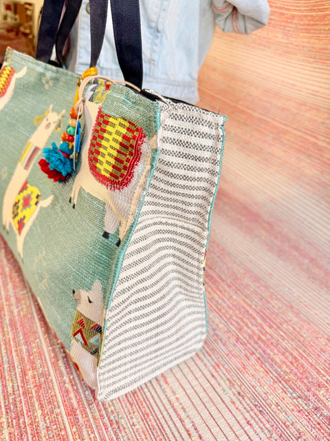 New Maxi Tote Mamallama, Atenti USA Handmade Project Bag