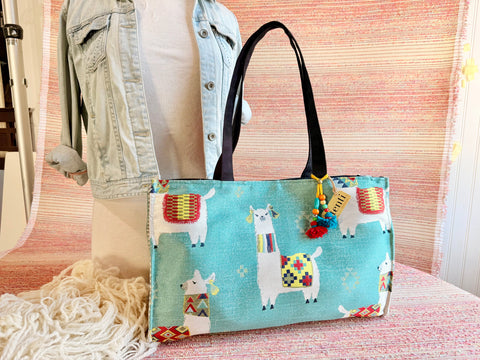New Maxi Tote Mamallama, Atenti USA Handmade Project Bag
