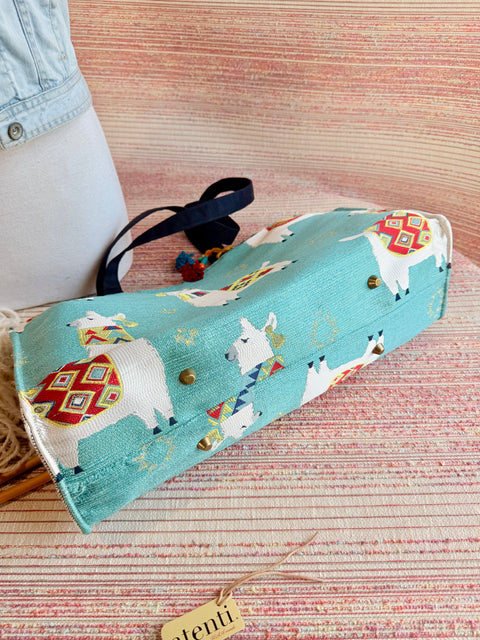 New Maxi Tote Mamallama, Atenti USA Handmade Project Bag
