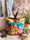 Blossoms Blue Tall Caddy Blossoms Blue