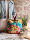 Blossoms Blue Tall Caddy Blossoms Blue