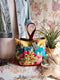 Blossoms Blue Tall Caddy Blossoms Blue
