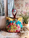 Blossoms Blue Tall Caddy Blossoms Blue