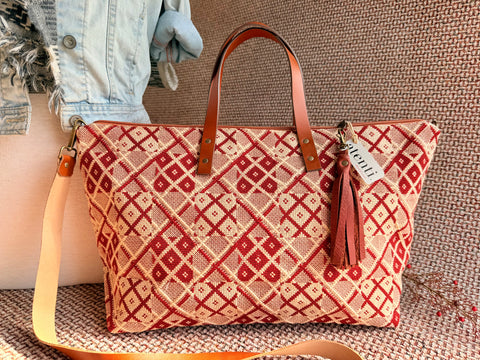 Loomfire Buddy Bag- Atenti USA Handmade, Limited Edition Tapestry Bag