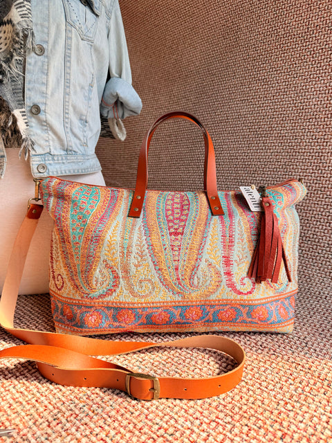 Majorca–  USA Handmade, Limited Edition Tapestry Bag