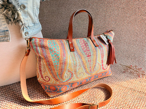 Majorca–  USA Handmade, Limited Edition Tapestry Bag