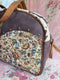 Cross Stitch Overnighter – Cowgirl Floral Handmade USA Tapestry Travel Bag with Vintage Western Charm Cross Stitch