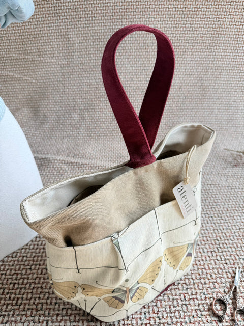 Flutter Tall Caddy– Handmade USA Yarn & Notions Organizer
