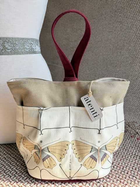 Flutter Tall Caddy– Handmade USA Yarn & Notions Organizer
