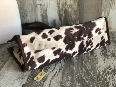 Oakley Maxi Tote, Faux Cowhide| Atenti USA Handmade Project Bag