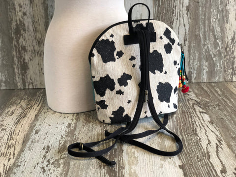 Mamallama Backpack with Colorful Tassel, Atenti USA Made