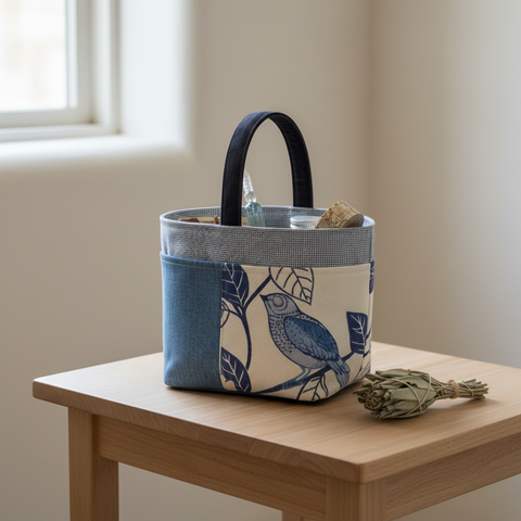 Indigo Garden Bird – Southwest Craft Room