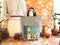 Atenti Mamallama Hope Basket – Handmade Llama Project Tote in Turquoise | USA Made Mamallama