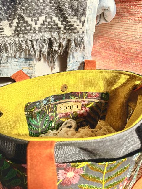 The Meadow Project Tote-Needle Arts/Craft Carryall, Atenti USA Handmade