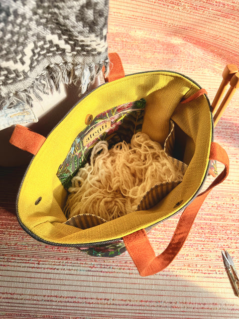 The Meadow Project Tote-Needle Arts/Craft Carryall, Atenti USA Handmade
